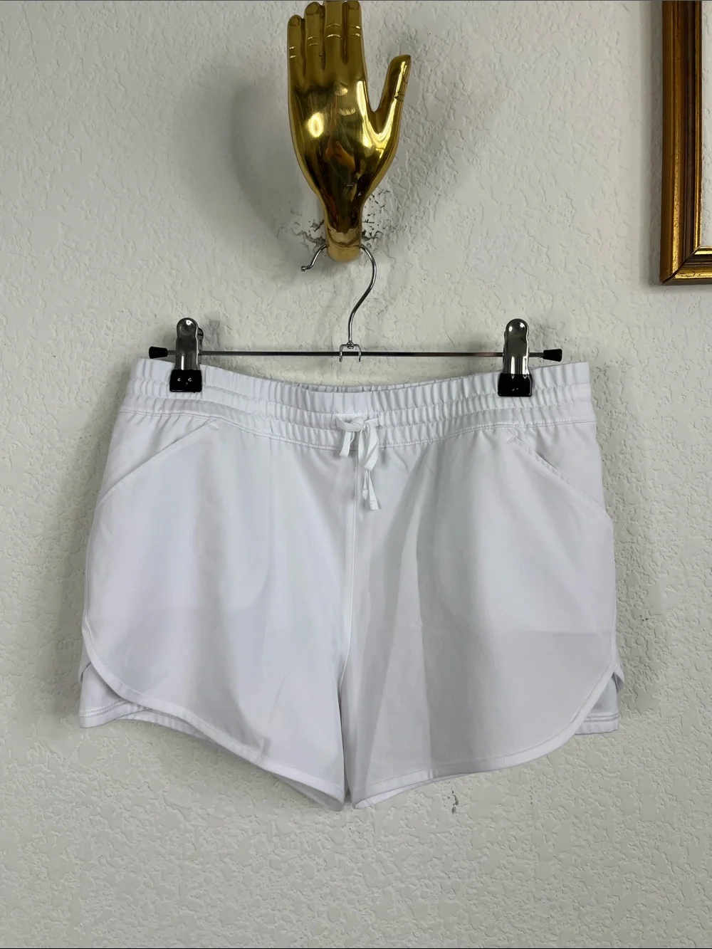 Inphorm Girls Double Layer Shorts - White